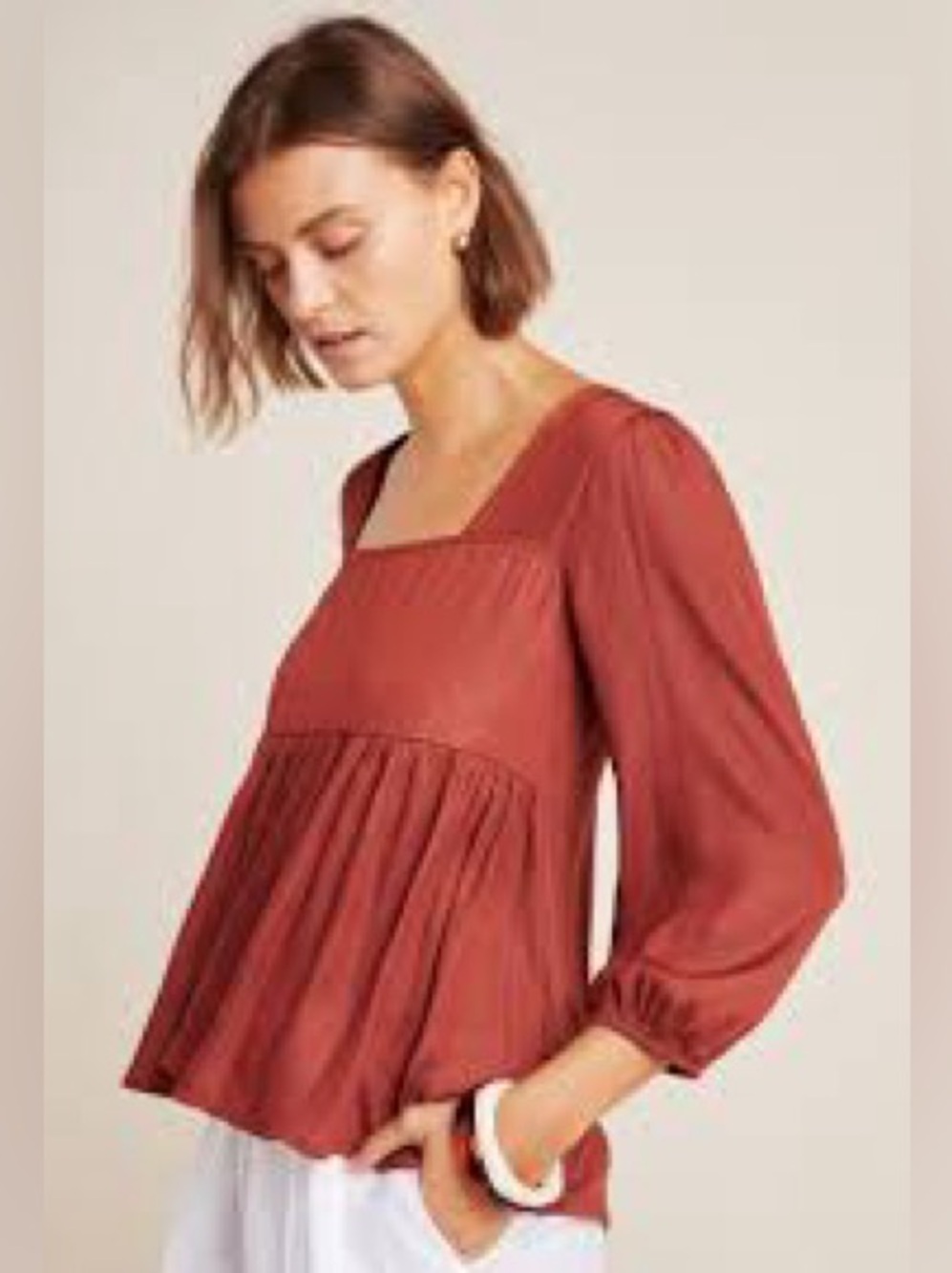 Dolan Left Coast "Cherie" Babydoll Top,